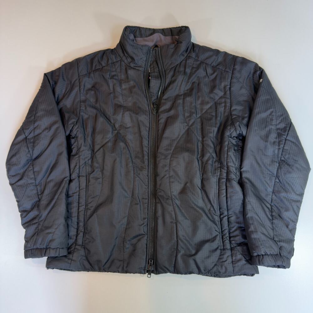 Columbia Titanium Interchange Womens L Black Quilted Puffer Jacket Full Zip